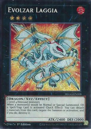 Evolzar Laggia (BLGG-EN008) - Battles of Legend: Glorious Gallery 1st Edition