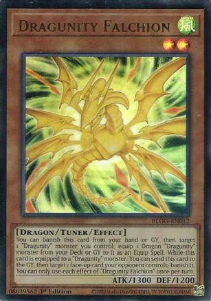 Dragunity Falchion (BLGG-EN012) - Battles of Legend: Glorious Gallery 1st Edition