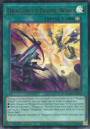 Dragunity Divine Wind (BLGG-EN015) - Battles of Legend: Glorious Gallery 1st Edition