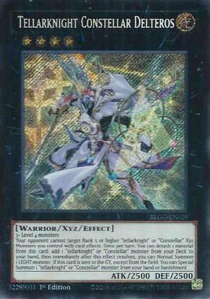 Tellarknight Constellar Delteros (BLGG-EN019) - Battles of Legend: Glorious Gallery 1st Edition