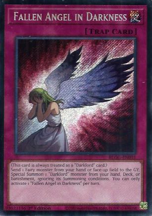 Fallen Angel in Darkness (BLGG-EN031) - Battles of Legend: Glorious Gallery 1st Edition