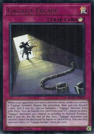 Gagaga Escape (BLGG-EN037) - Battles of Legend: Glorious Gallery 1st Edition