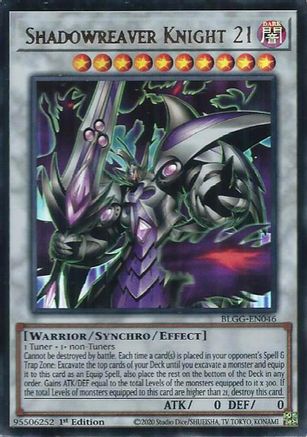 Shadowreaver Knight 21 (BLGG-EN046) - Battles of Legend: Glorious Gallery 1st Edition