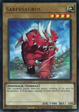 Sabersaurus (BLGG-EN052) - Battles of Legend: Glorious Gallery 1st Edition