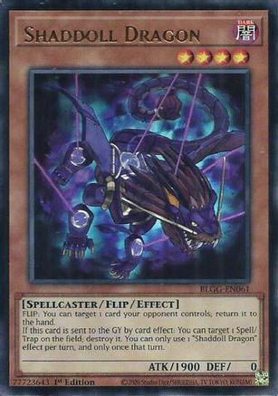 Shaddoll Dragon (BLGG-EN061) - Battles of Legend: Glorious Gallery 1st Edition