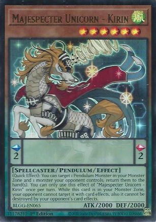 Majespecter Unicorn - Kirin (BLGG-EN065) - Battles of Legend: Glorious Gallery 1st Edition