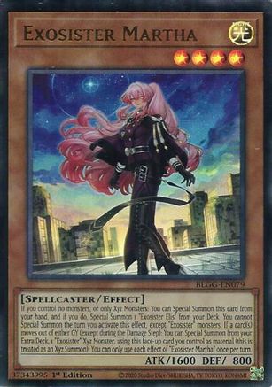 Exosister Martha (BLGG-EN079) - Battles of Legend: Glorious Gallery 1st Edition