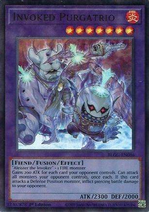 Invoked Purgatrio (BLGG-EN086) - Battles of Legend: Glorious Gallery 1st Edition