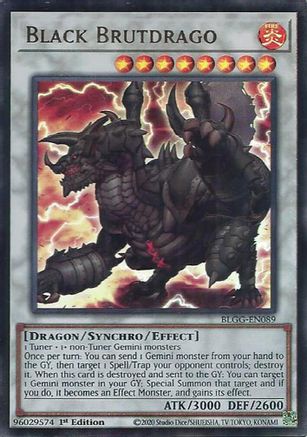 Black Brutdrago (BLGG-EN089) - Battles of Legend: Glorious Gallery 1st Edition