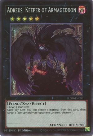 Adreus, Keeper of Armageddon (BLGG-EN096) - Battles of Legend: Glorious Gallery 1st Edition