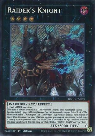 Raider's Knight (BLGG-EN099) - Battles of Legend: Glorious Gallery 1st Edition