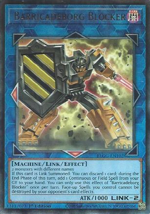 Barricadeborg Blocker (BLGG-EN102) - Battles of Legend: Glorious Gallery 1st Edition