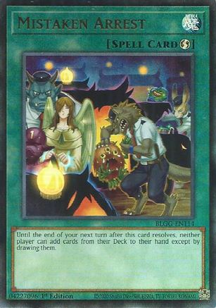 Mistaken Arrest (BLGG-EN114) - Battles of Legend: Glorious Gallery 1st Edition