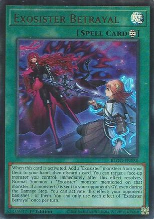 Exosister Betrayal (BLGG-EN130) - Battles of Legend: Glorious Gallery 1st Edition