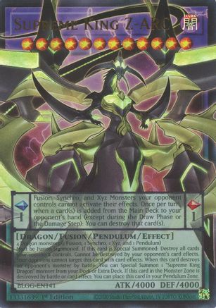 Supreme King Z-ARC (BLGG-EN141) - Battles of Legend: Glorious Gallery 1st Edition