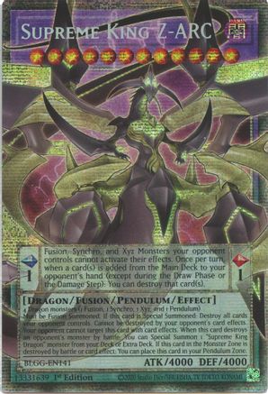 Supreme King Z-ARC (Starlight Rare) (BLGG-EN141) - Battles of Legend: Glorious Gallery 1st Edition