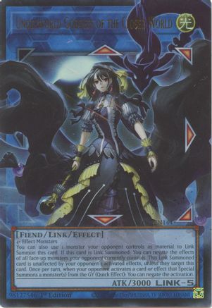 Underworld Goddess of the Closed World (BLGG-EN144) - Battles of Legend: Glorious Gallery 1st Edition