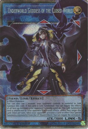 Underworld Goddess of the Closed World (Starlight Rare) (BLGG-EN144) - Battles of Legend: Glorious Gallery 1st Edition