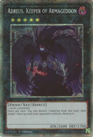 Adreus, Keeper of Armageddon (Starlight Rare) (BLGG-EN096) - Battles of Legend: Glorious Gallery 1st Edition