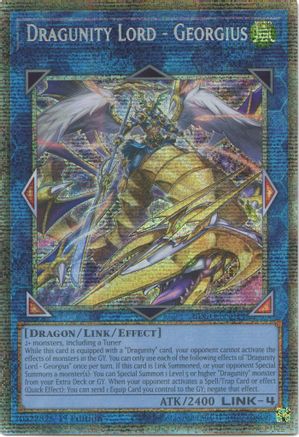 Dragunity Lord - Georgius (Starlight Rare) (BLGG-EN014) - Battles of Legend: Glorious Gallery 1st Edition