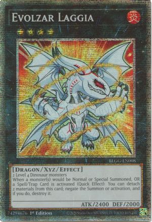 Evolzar Laggia (Starlight Rare) (BLGG-EN008) - Battles of Legend: Glorious Gallery 1st Edition