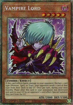 Vampire Lord (Starlight Rare) (BLGG-EN004) - Battles of Legend: Glorious Gallery 1st Edition