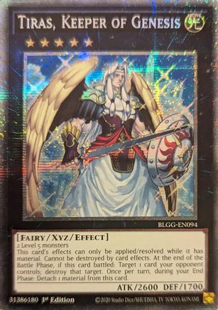 Tiras, Keeper of Genesis (Starlight Rare) (BLGG-EN094) - Battles of Legend: Glorious Gallery 1st Edition