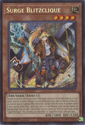 Surge Blitzclique (CORI-EN011) - Chaos Origins 1st Edition