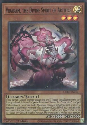 Virakam, the Divine Spirit of Artifice (CORI-EN017) - Chaos Origins 1st Edition