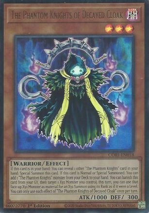 The Phantom Knights of Decayed Cloak (CORI-EN018) - Chaos Origins 1st Edition