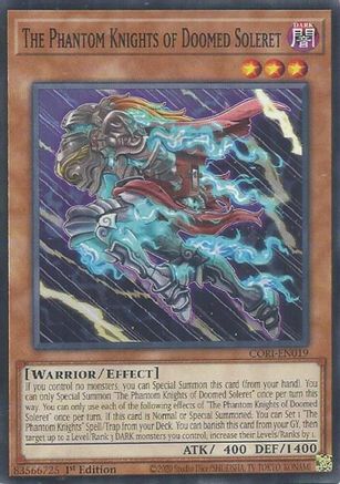The Phantom Knights of Doomed Soleret (CORI-EN019) - Chaos Origins 1st Edition