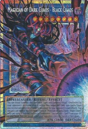 Magician of Dark Chaos - Black Chaos (Starlight Rare) (Extended Art) (CORI-EN027) - Chaos Origins 1st Edition