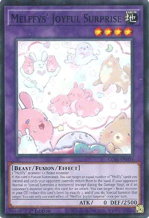 Melffys' Joyful Surprise (CORI-EN034) - Chaos Origins 1st Edition