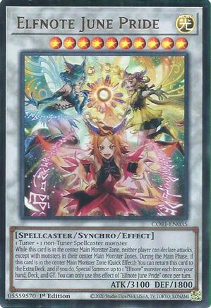 Elfnote June Pride (CORI-EN035) - Chaos Origins 1st Edition