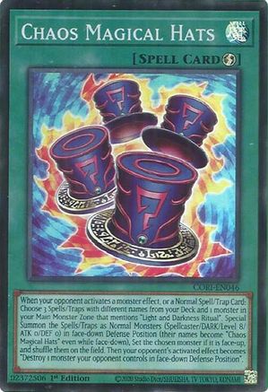 Chaos Magical Hats (CORI-EN046) - Chaos Origins 1st Edition