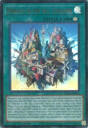 Hideout in the Sky, Coulomb (CORI-EN050) - Chaos Origins 1st Edition