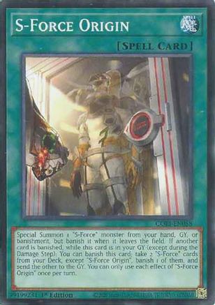S-Force Origin (CORI-EN058) - Chaos Origins 1st Edition