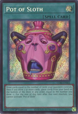 Pot of Sloth (CORI-EN061) - Chaos Origins 1st Edition
