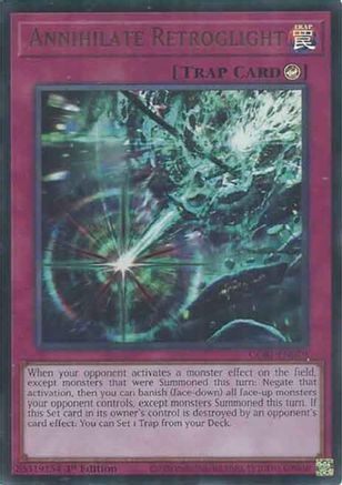 Annihilate Retroglight (CORI-EN079) - Chaos Origins 1st Edition