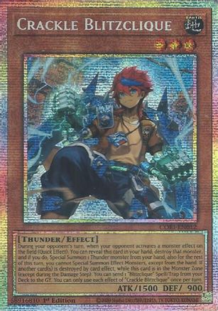 Crackle Blitzclique (Starlight Rare) (CORI-EN012) - Chaos Origins 1st Edition