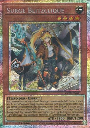 Surge Blitzclique (Starlight Rare) (CORI-EN011) - Chaos Origins 1st Edition
