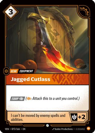 Jagged Cutlass (073/166) - Vendetta Foil