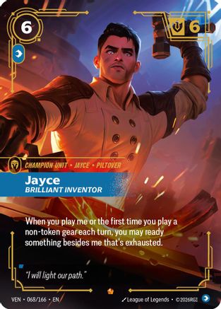 Jayce - Brilliant Inventor (068/166) - Vendetta Foil