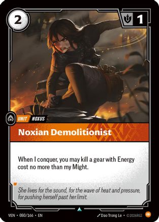 Noxian Demolitionist (080/166) - Vendetta Foil