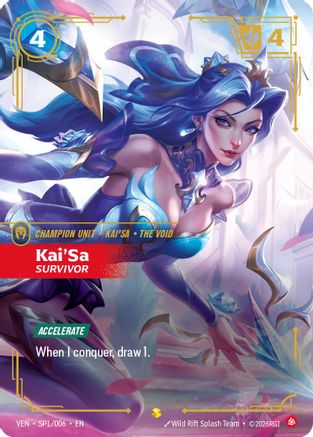 Kai'Sa - Survivor (SP1/006) - Vendetta Foil