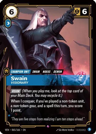 Swain - Visionary (065/166) - Vendetta Foil