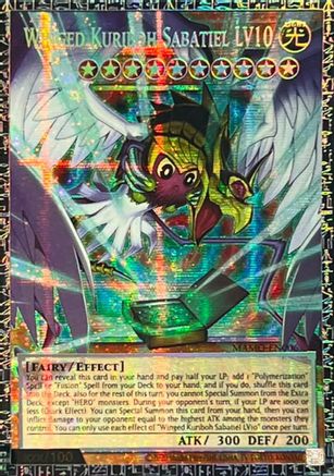Winged Kuriboh Sabatiel LV10 (GMR) (MAMO-EN006) - Magnificent Monsters 1st Edition