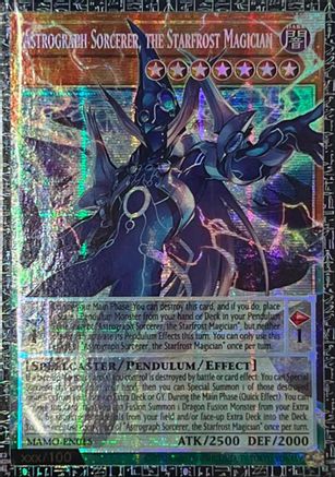 Astrograph Sorcerer, the Starfrost Magician (GMR) (MAMO-EN015) - Magnificent Monsters 1st Edition