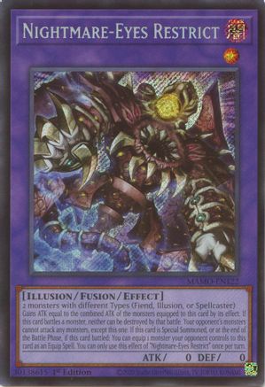 Nightmare-Eyes Restrict (MAMO-EN122) - Magnificent Monsters 1st Edition
