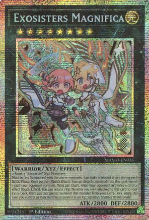 Exosisters Magnifica (Starlight Rare) (MAMO-EN036) - Magnificent Monsters 1st Edition
